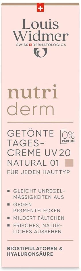 Louis Widmer nutriderm Getönte Tagescreme UV 20 -Natural 01 o.p