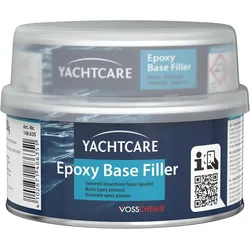 Yachtcare Base Filler Epoxyspachtel, hellgrau, 500g - Universell einsetzbarer Epoxidspachtel für Boote und Yachten bei hoher Wasserbelastung