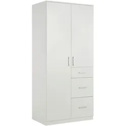 Drehtürenschrank Lasse 2T Weiß