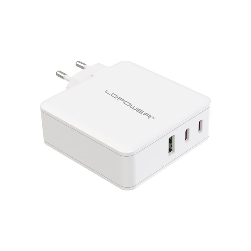 LC-Power LC Power GaN-Ladegerät LC-GAN-100 USB-C/USB-A weiß