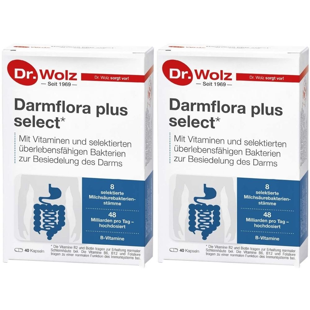 Darmflora plus select Kapseln 2x 2x40 St