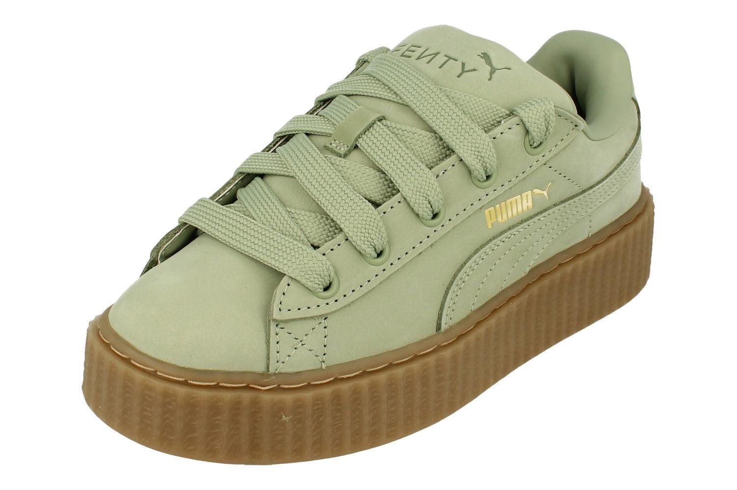 Puma Creeper Phatty Nubuck Unisex Grüne Sneakers