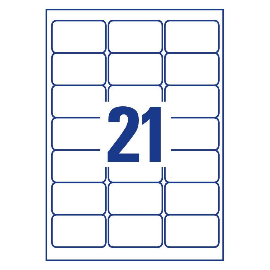 Avery adresseetiketter - 2100 stk. - (L7160-100)