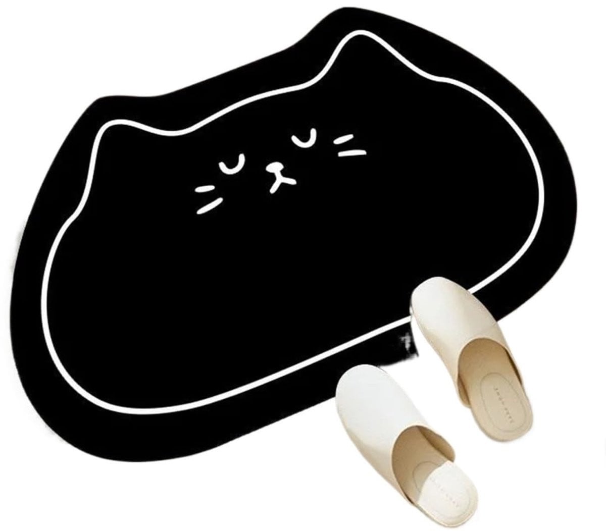 Diatomiet Badmat - Antislip Kattenvorm - Super Absorberend