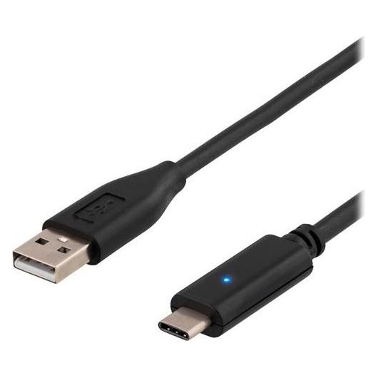 Deltaco USB A - USB C (1 m, USB 2.0) (USBC-1004)