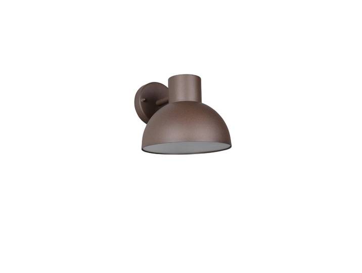 Trio Leuchten Aussenwandleuchte, Weiss, Rostfarben, Metall, Kunststoff, 20x18.5 cm, Lampen & Leuchten, Aussenbeleuchtung, Aussenleuchten