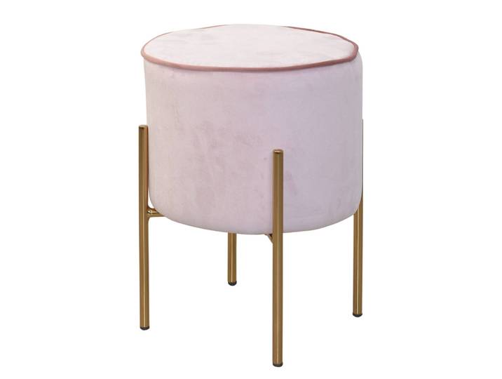 Repose-pieds capitonné Ostbirk Ø 35cm Rose foncé/Rose