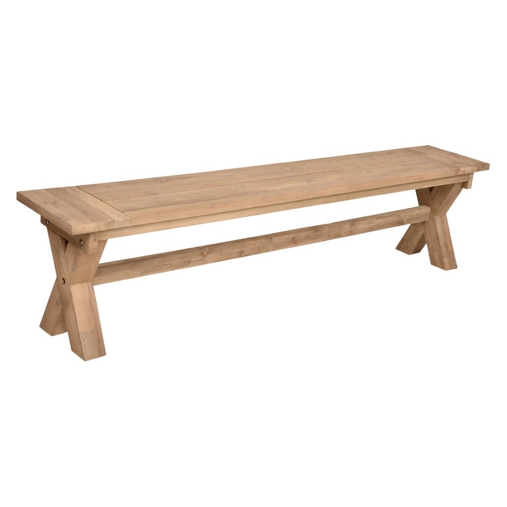 Garden Pleasure Gartenbank Kisar 940282 braun Holz 200,0 cm (940282)