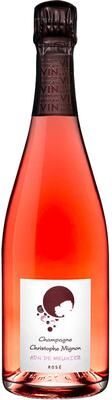 """Christophe Mignon""" """Christophe Mignon Extra Brut Rose de Saignee ADN de Meunier Champagne - France"""