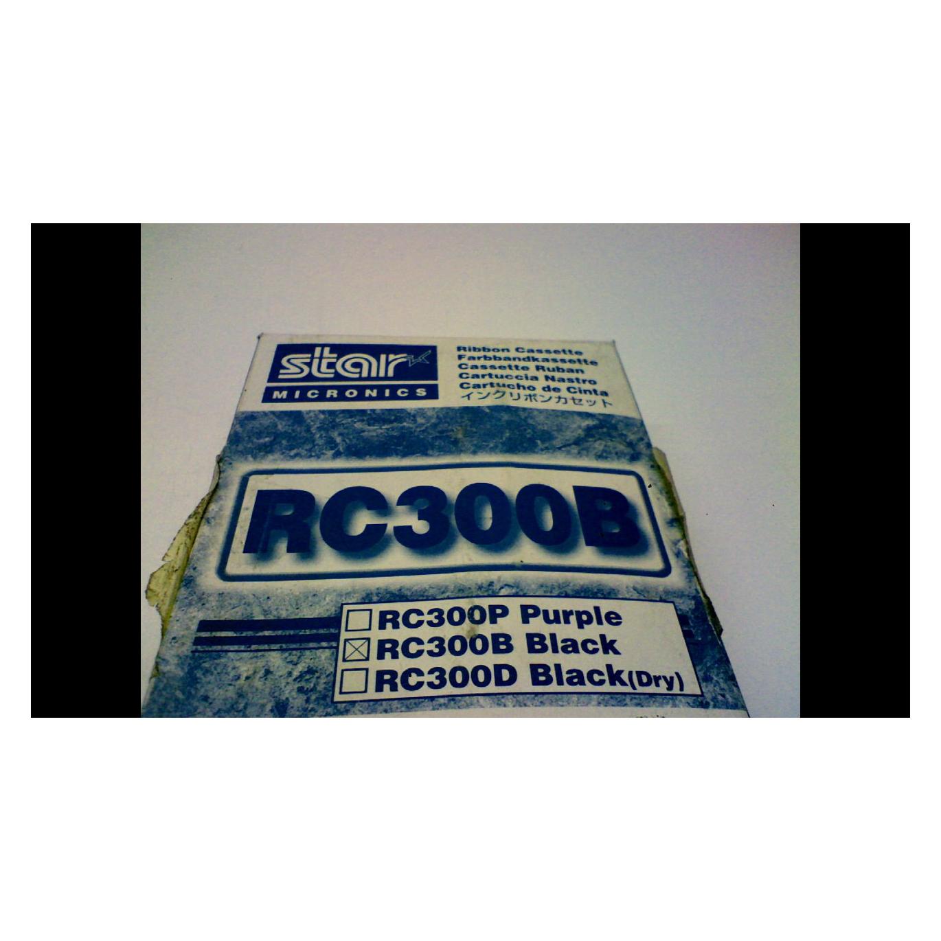 Star Micronics 80981611 RC300B Farbband Nylon passend für SP300 1,6 Millionen Zeichen, Schwarz (80981612)