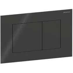Geberit Sigma 40 Square Betätigungsplatte 115629SJ1 Square, schwarz, für 2-Mengen-Spülung