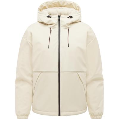 Regenjacke RAGWEAR "Cezzy Rainy Warm Y", Damen, Gr. XS (34), beige (ecru), Obermaterial: 100% Polyester. Innenfutter: 100% Polyester. Wattierung: 100% Polyester. Beschichtung: 100% Polyurethan, gerade hüftbedeckend, Ärmel ohne Ärmelschlitz...
