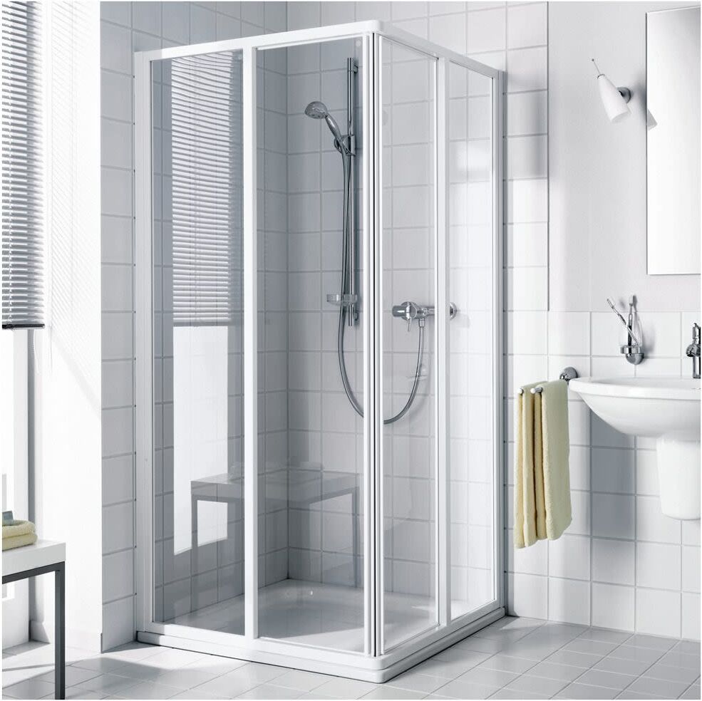 Kermi Ibiza 2000 corner entry 2-piece sliding door, half 90 cm I2ED2090201AK
