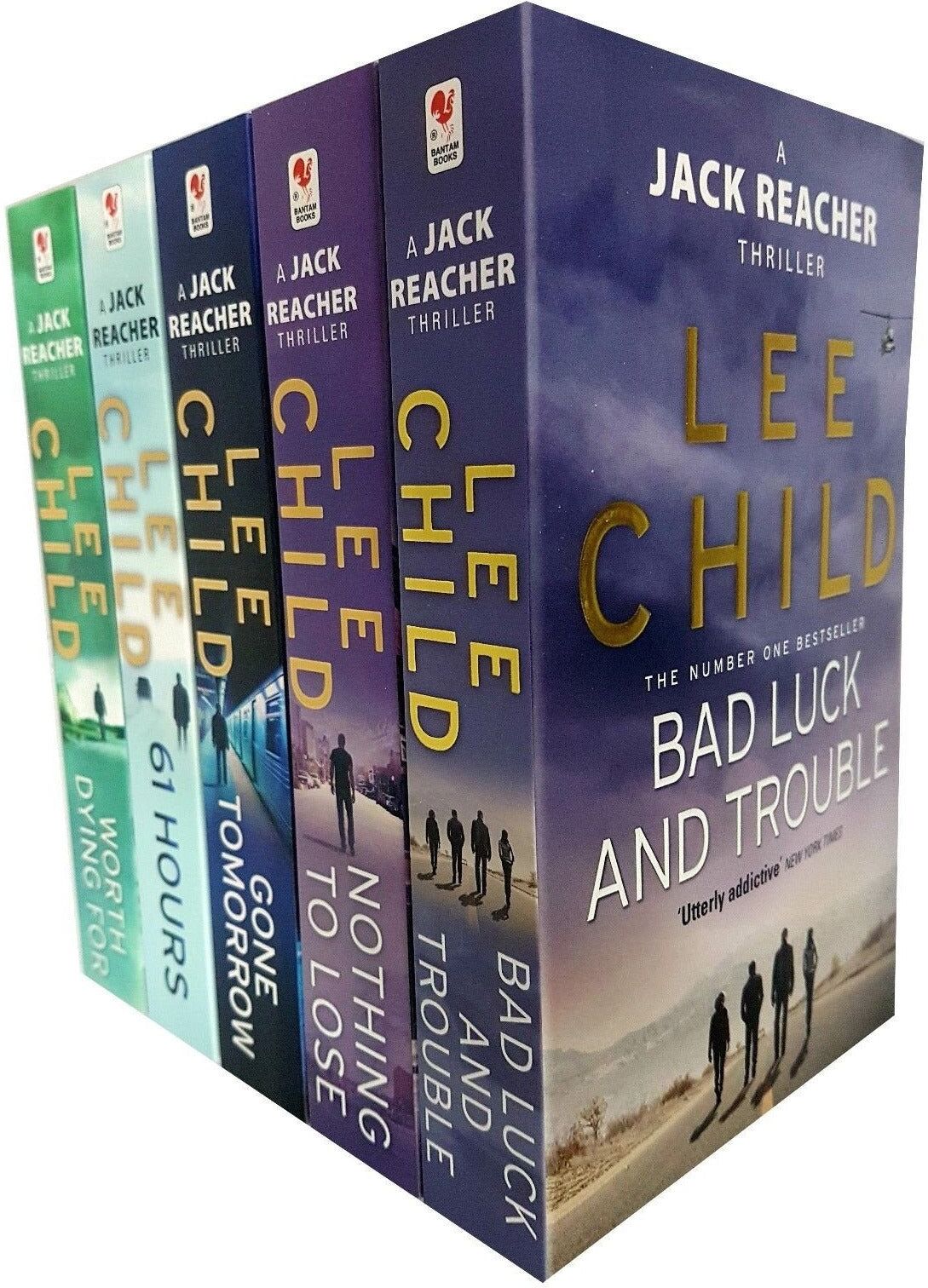 Bantam Books Jack Reacher Series (11-15) 5 Books Collection Set By Lee Child