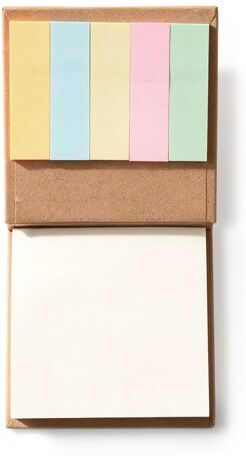 Bloc-notes publicitaire en carton recyclé Bosco beige TAILLE UNIQUE ADULTE
