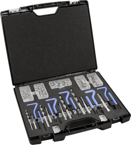 Eventus by Exact 40337 Gewindereparatursatz 129teilig M6, M8, M10, M12, M14
