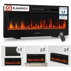 KAMINIO KAMINIO Elektrokamin MARLON - Elektrischer 3-in-1 Kamin - 42 Zoll