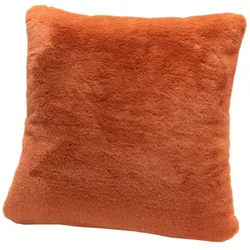 Kissen Luxe orange 50x50 - Quadrat Polyester Amadeus 50x9 cm