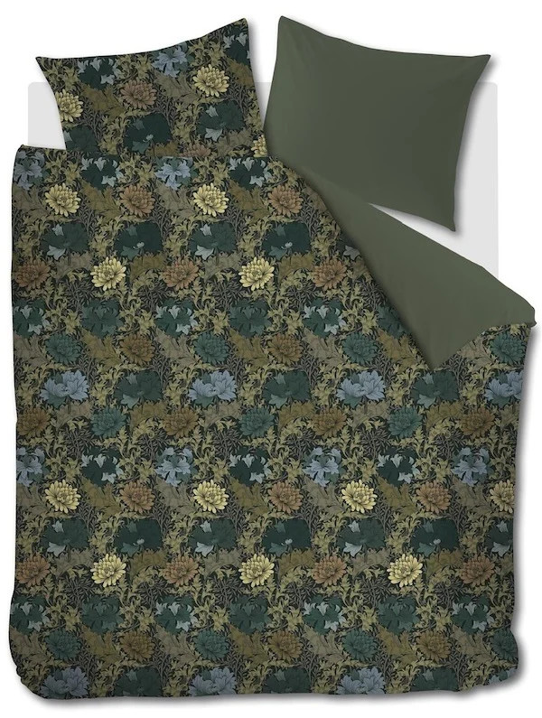 At Home by Beddinghouse Eclectic Blauw Groen dekbedovertrek voor volwassenen