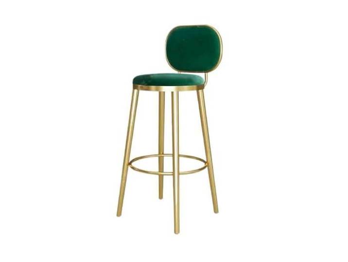 Barstühle Rückenlehne, Barhocker, Thekenstühle, hohe Hocker(Green)