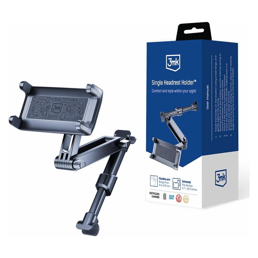 3MK Single Headrest Holder uchwyt na tablet (5903108543194)