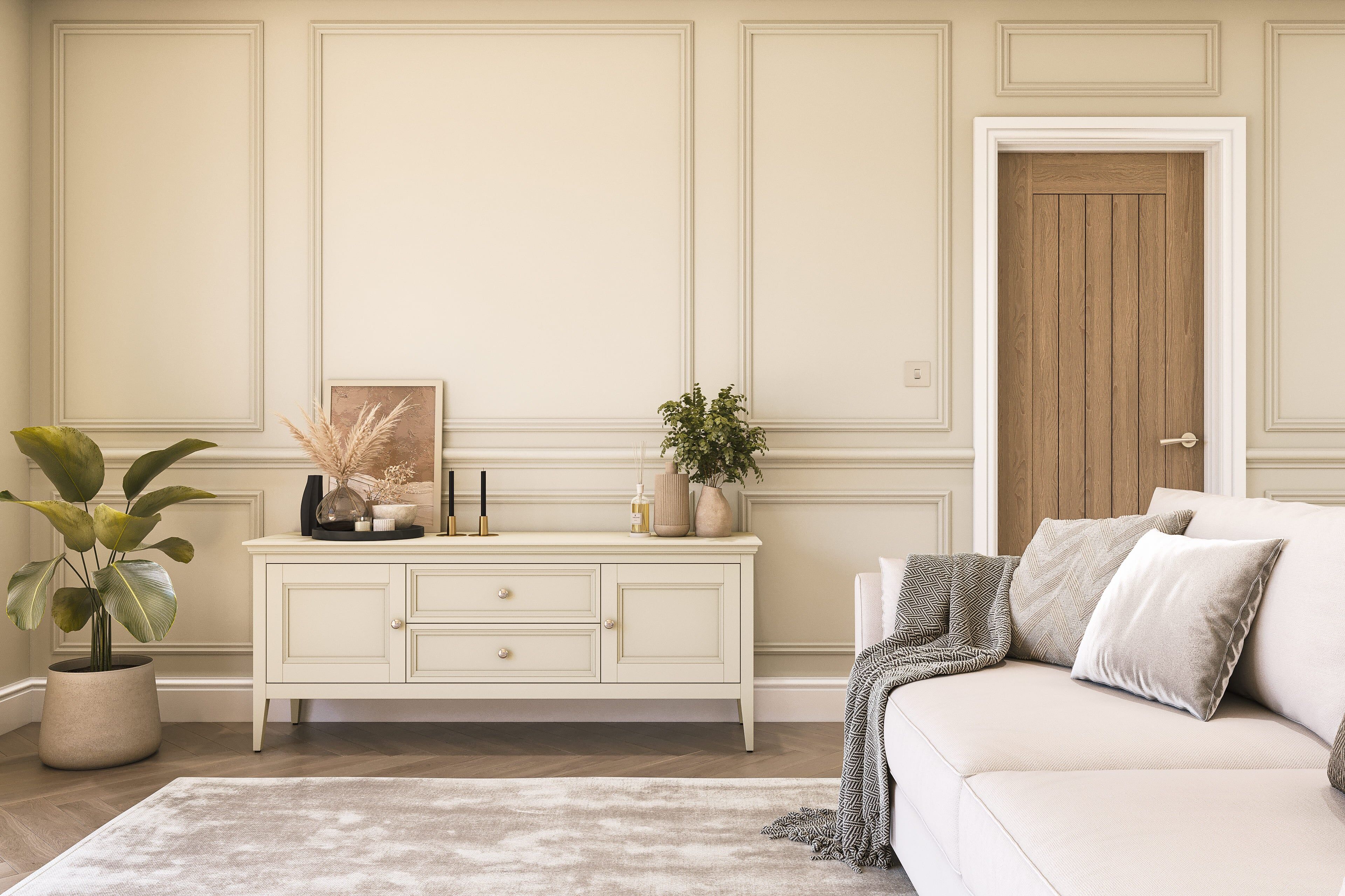 Hemway Peel and Stick Sample - Chalk Paint - Light Cream