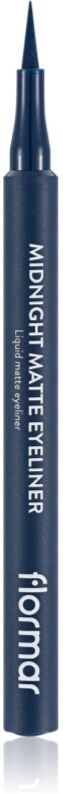 flormar Midnight Matte Eyeliner eyeliner with felt tip with matt effect shade 03 Dark Blue 1 ml