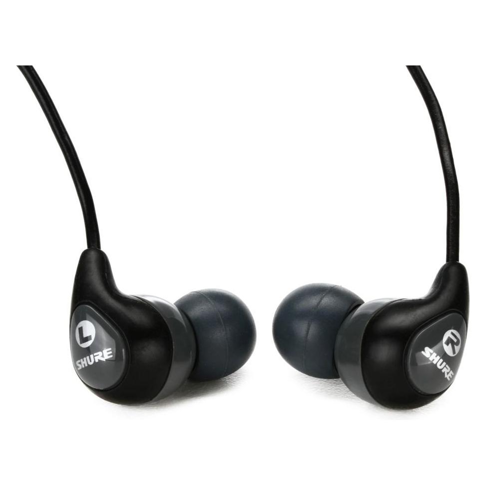 Shure In-Ear-Kopfhörer SE112-GR-EFS Grau Schwarz (NC, Kabelgebunden) (SE112-GR-EFS)