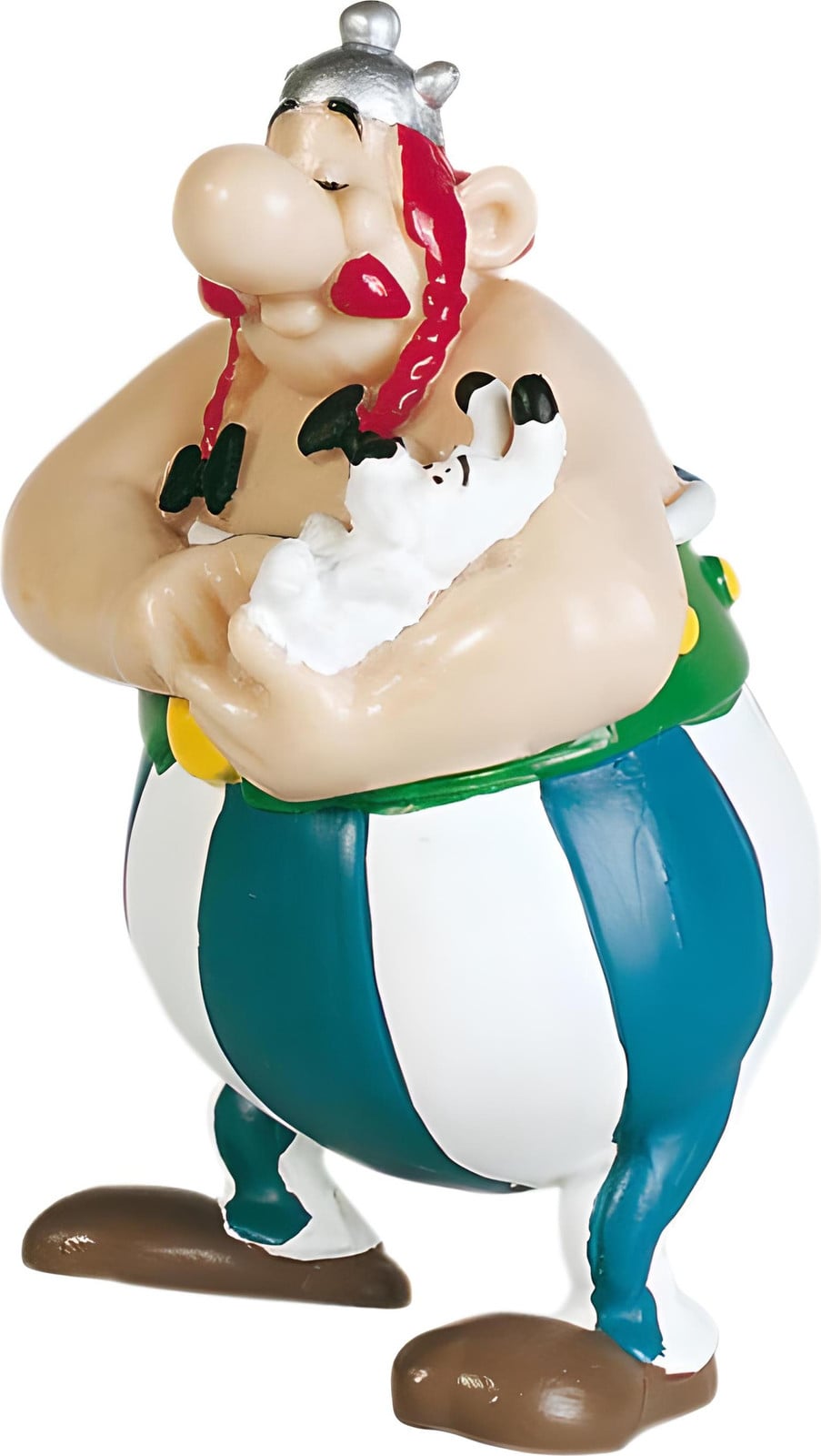 Plastoy Asterix-figuur Obelix met Idefix, 8 cm