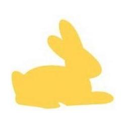 Dalprint Dekorativer Papierstanzer 2,5 cm Hase (58222789)