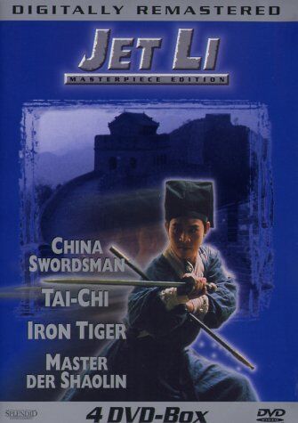 Jet Li - Jet Li 4 DVD-Box (4 DVDs) : China Swordsman - Tai-Chi - Iron Tiger - Master der Shaolin - Preis vom 11.10.2026 03:10:56 h