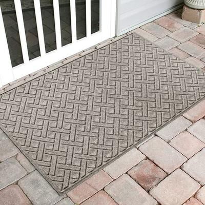 Bungalow Dba Matterly Lattice Estates Doormat 60 x 36, 60 x 36, Gray
