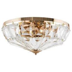 Deckenleuchte Facet Goldfarben max. 60 Watt Deckenlampe