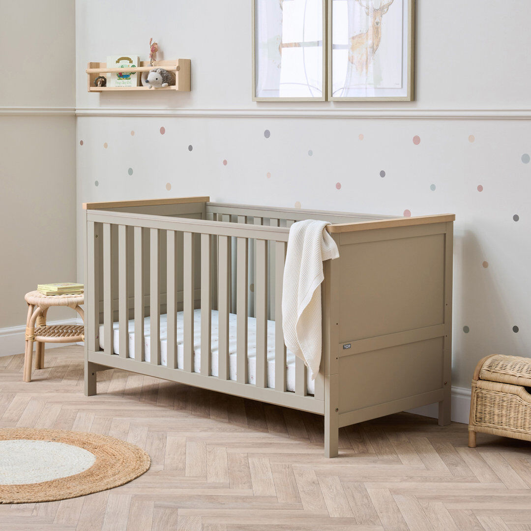 Tutti Bambini Misha Cot Bed - Golden Oak Beige Standard