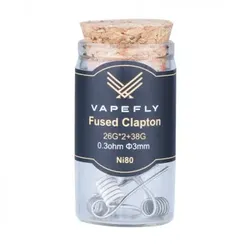 Vapefly NI80 Fused Clapton Coil (6pcs) Flasche 28GA*3+38GA
