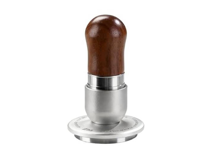 Kaffeestampfer Und Nivellierer, 51 Mm, 58 Mm, 30 Lb, Kalibrierter, Federbelasteter Espresso-Siebträger Mit Konstantem Druck, Barista-Aufsatz(Silver 51mm)