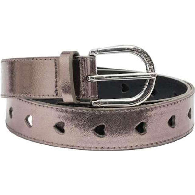 Fabienne Chapot Cut it out heart belt metallic