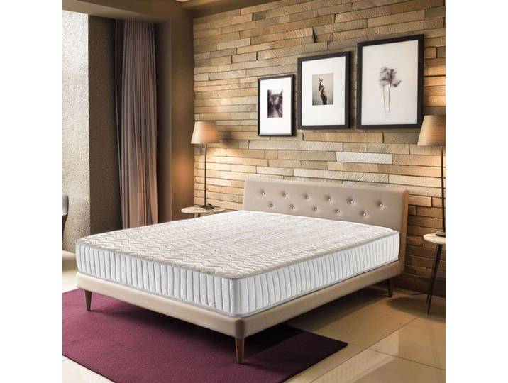 Matelas 140x190 x 22 cm Oreiller Mmoire Alse - Trs Ferme - Face Hiver Laine - Ame Poli Lattex