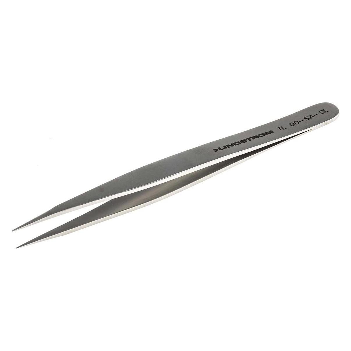 Bahco Hochpräzisionspinzette aus Edelstahl Typ 00 mit dicken und starken Spitzen, 120mm (TL 00-SA SL)