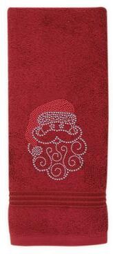 Sparkles Home Rhinestone Santa Hand Towel