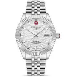 SWISS MILITARY HANOWA - MASTER DILIGENTER - AUTOMATIK - white silver - 41 MM
