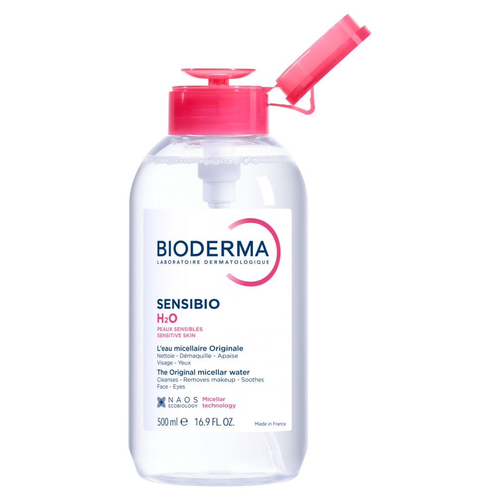 Bioderma Sensibio H2O Rein.Lsg.Mizellenwasser Pump 500 ml Lösung