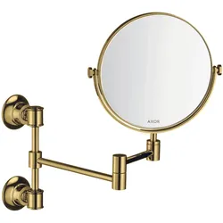 Hansgrohe AXOR Montreux Rasierspiegel PGO ausziehbar, neigbar und schwenkbar, Wandmontage mit verdeckter Befestigung