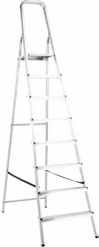 Alpfa 800076 Aluminium Stufen-Stehleiter Arbeitshöhe (max.): 3.46m