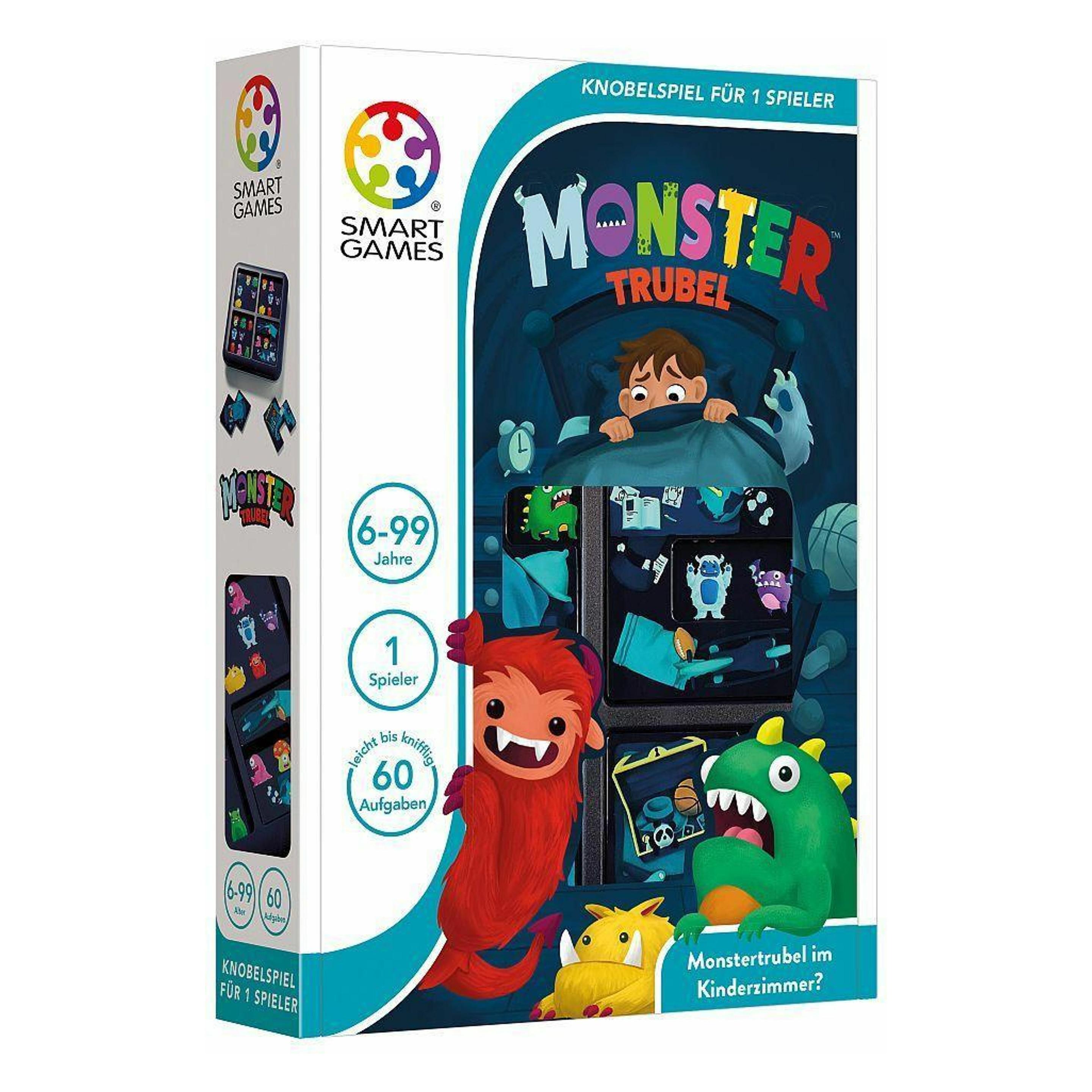 Smart Games Monster-Trubel (Dänisch, Deutsch, Finnisch, Französisch, Italienisch, Niederländisch, Norwegisch, Portugiesisch, Schwedisch, Spanisch, 1 Spieler) (SG 480DE)