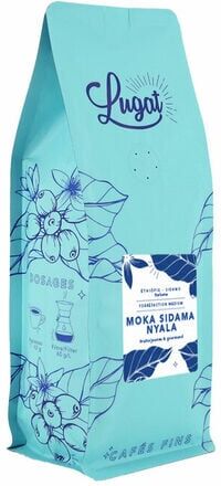 Lugat - Kaffeebohnen - Ethiopie Moka Sidama Nyala - 1 Kg - MaxiCoffee