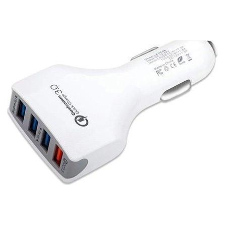 Vega CAR CHARGER 4 X USB 7A WHITE FASTON FAST CHARGER QUICK 4XUSB 3.0 3500mAh (Vega Faston 4xUSB biala)