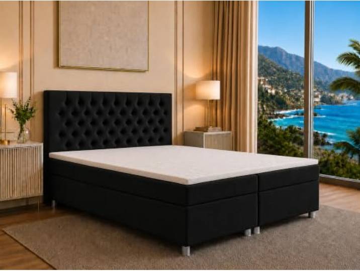 Best For Home Trinity K-14 Boxspringbett 180x200 cm mit Matratze & Stauraum