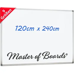 Master of Boards Whiteboard mit lackierter Oberfläche