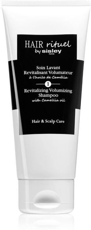 Hair Rituel by Sisley Revitalizing Volumizing Shampoo with Camellia oil shampoing pour donner du volume aux cheveux fins sans sulfates 200 ml
